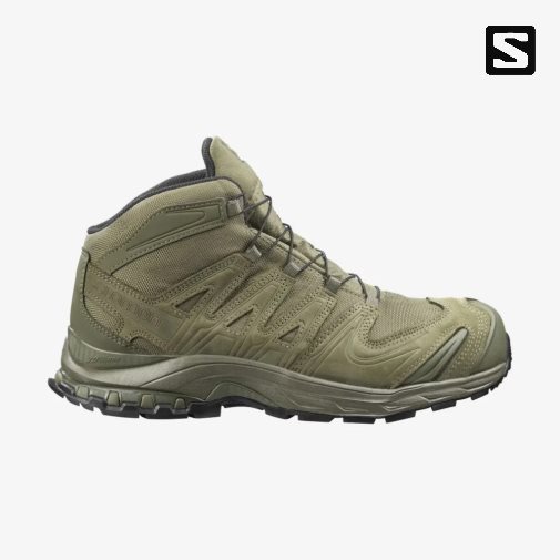 Botas Táticas Salomon Xa Forces Mid EN Masculino Verde Oliva | PT J93824